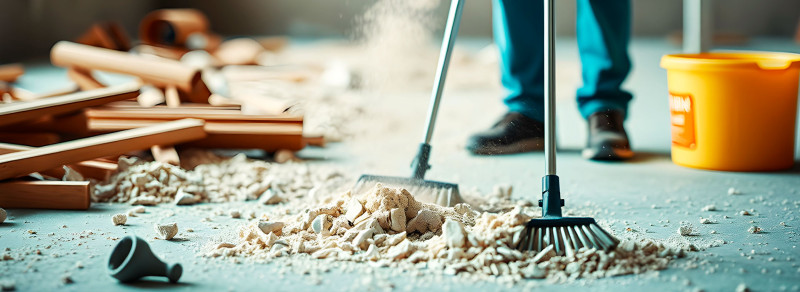 Le nettoyage après construction