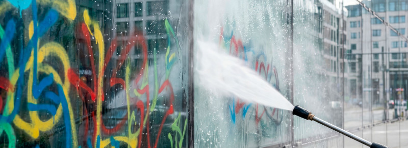 Nettoyage de graffitis